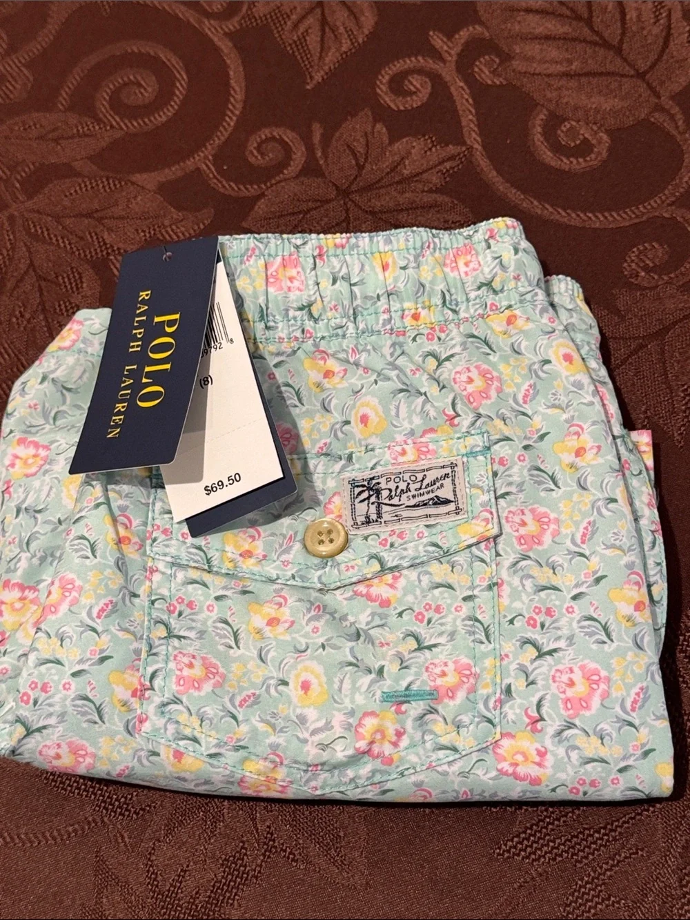 Polo by Ralph Lauren Boys Swim Trunks. Size 8